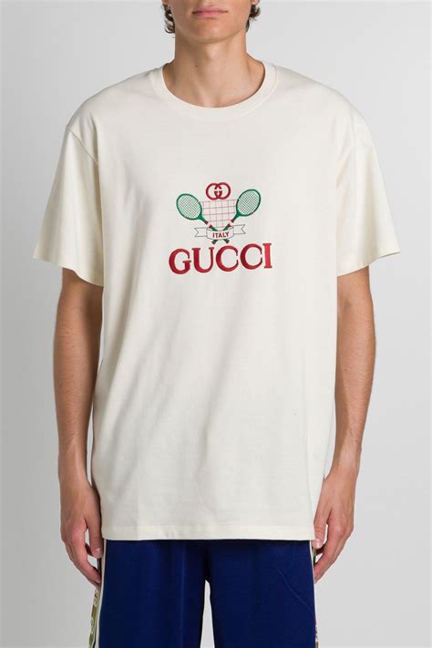 t shirt gucci tennis|Gucci tennis price.